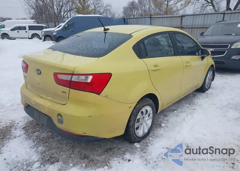 2016 Kia Rio Lx из США, поврежденный, VIN KNADM4A37G6687648